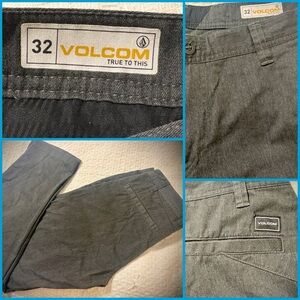 Volcom Charcoal Casual Trousers